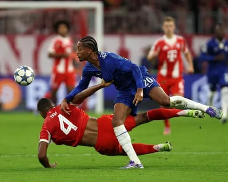 Chelsea's manager rages when the German giants defender Tah escapes sending-off in UCL loss